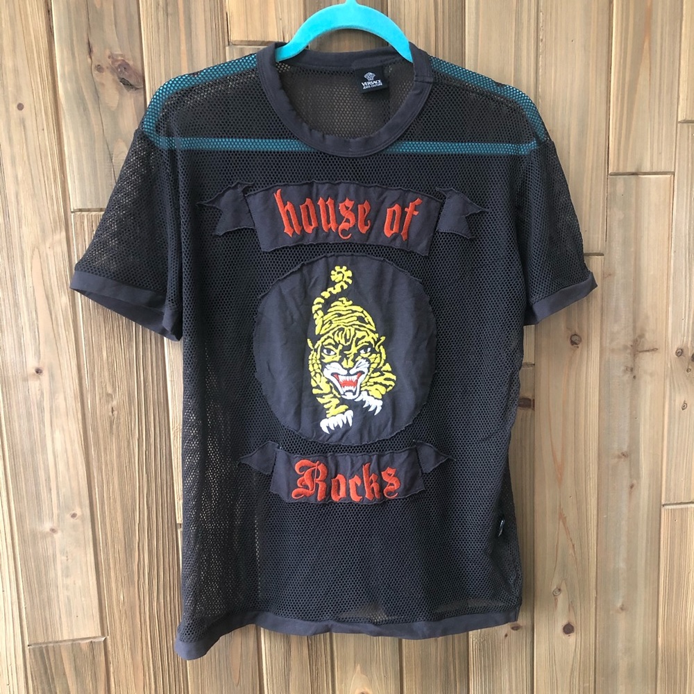 Versace vintage mesh tee